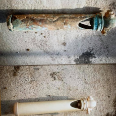 Shot blasting before and after